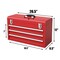 Costway Portable Tool Chest Box Storage Cabinet Garage Mechanic Organizer 3 Drawers Black/Red/Blue
